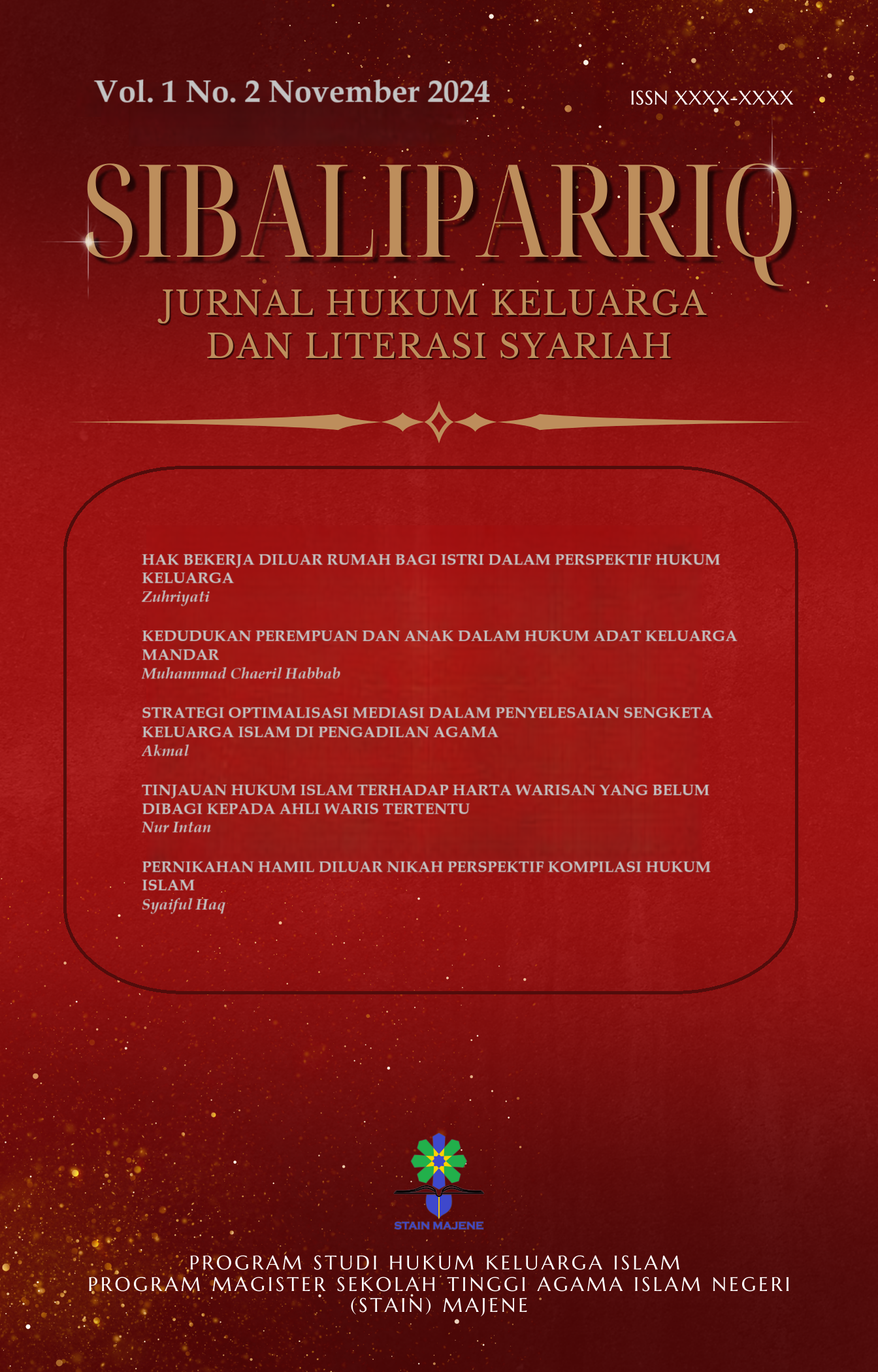 					View Vol. 1 No. 2 (2024)
				
