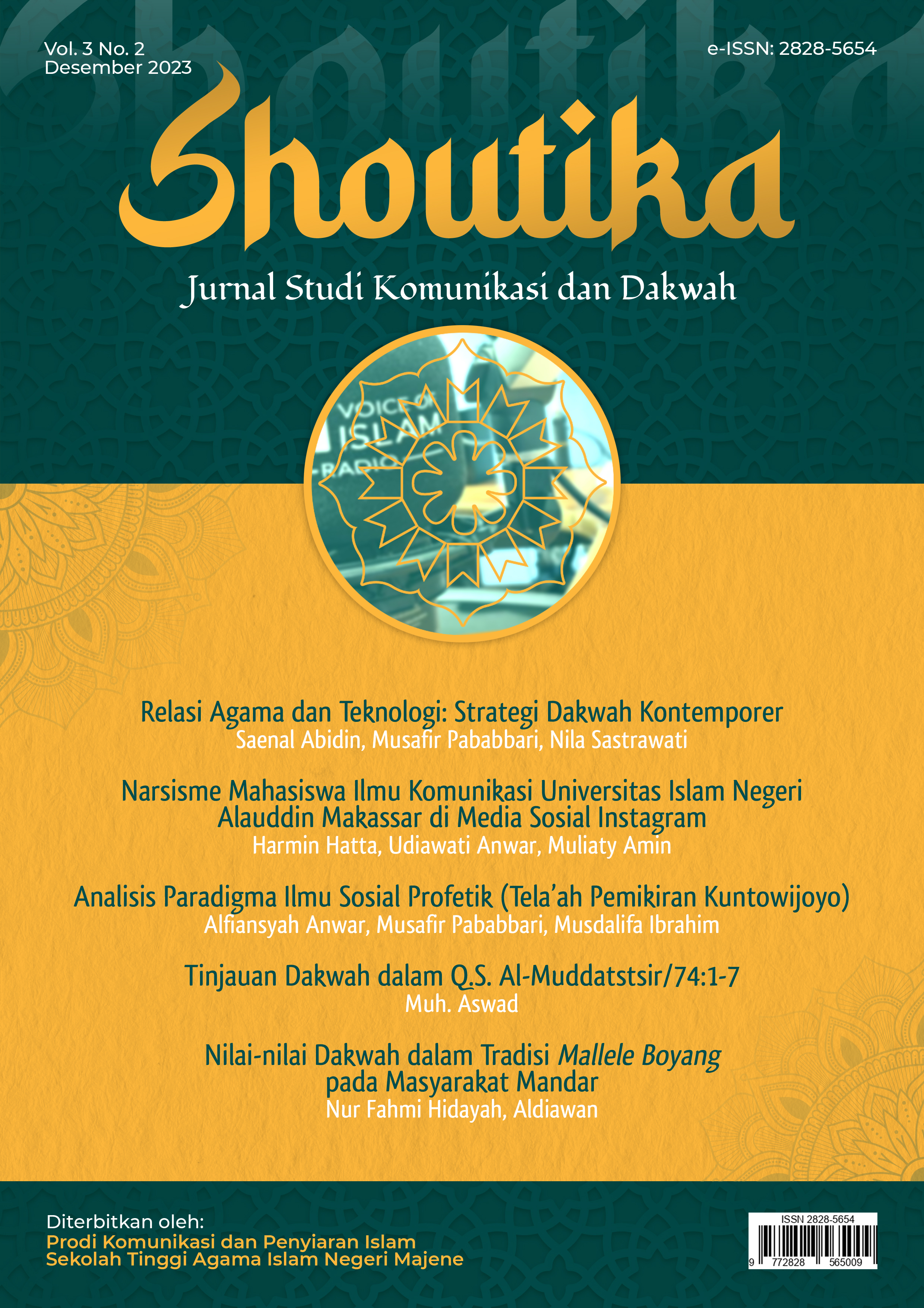 					View Vol. 3 No. 2 (2023): Jurnal Shoutika
				