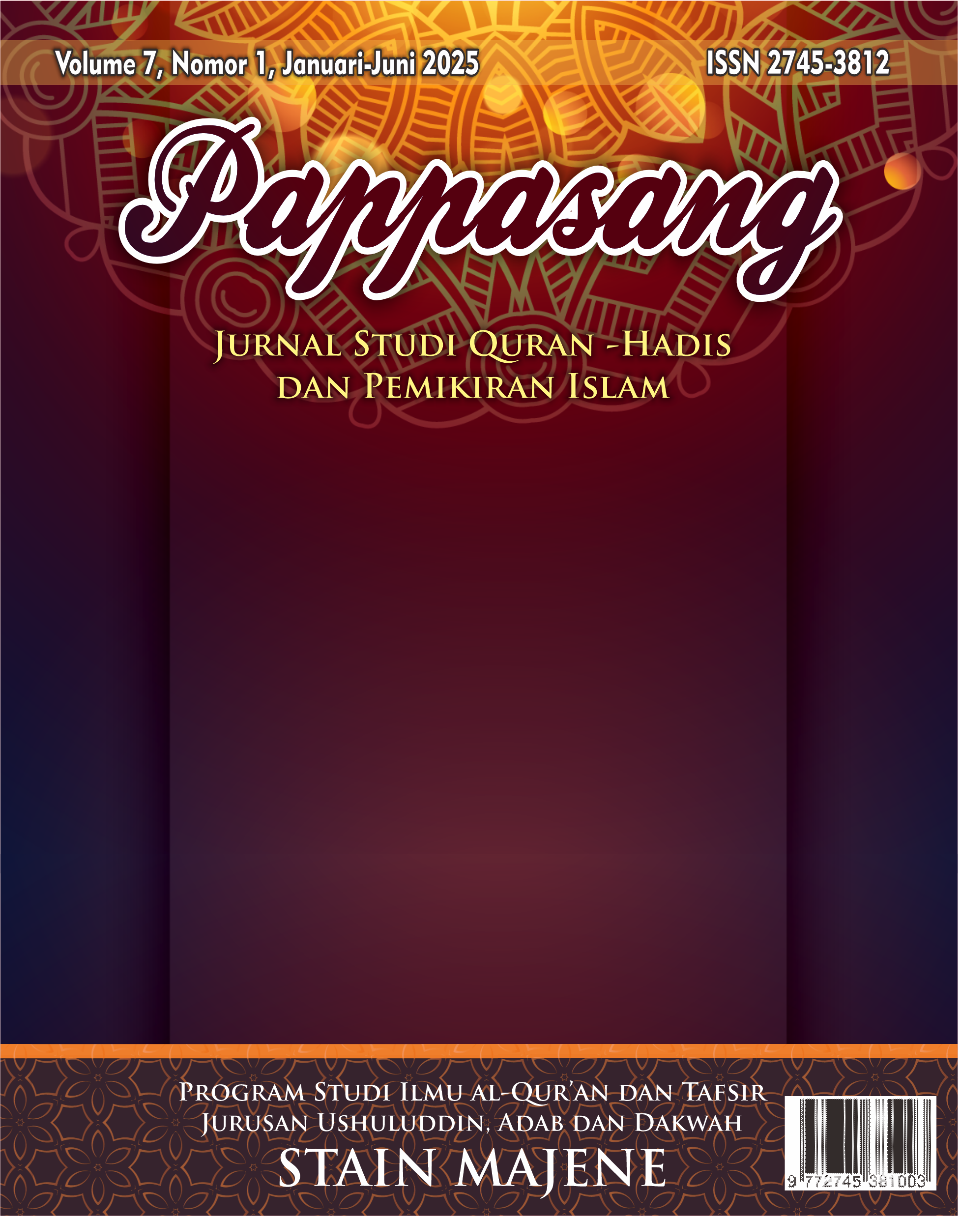 View Vol. 7 No. 1 (2025): Pappasang